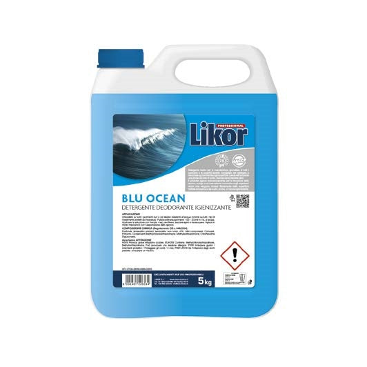 BLU OCEAN 5 KG-Lavapavimenti deodorante con igienizzante