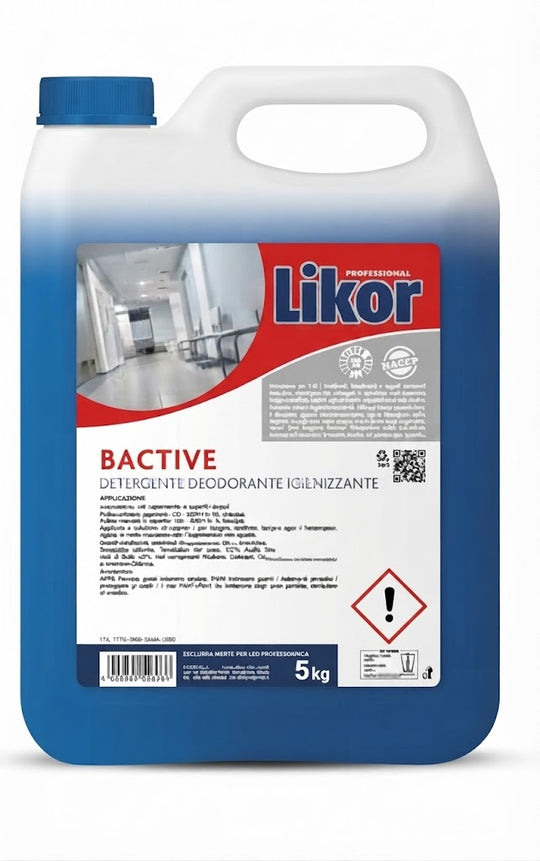 LIKOR BACTIVE 5 kg-Detergente Deodorante Igienizzante al Pino