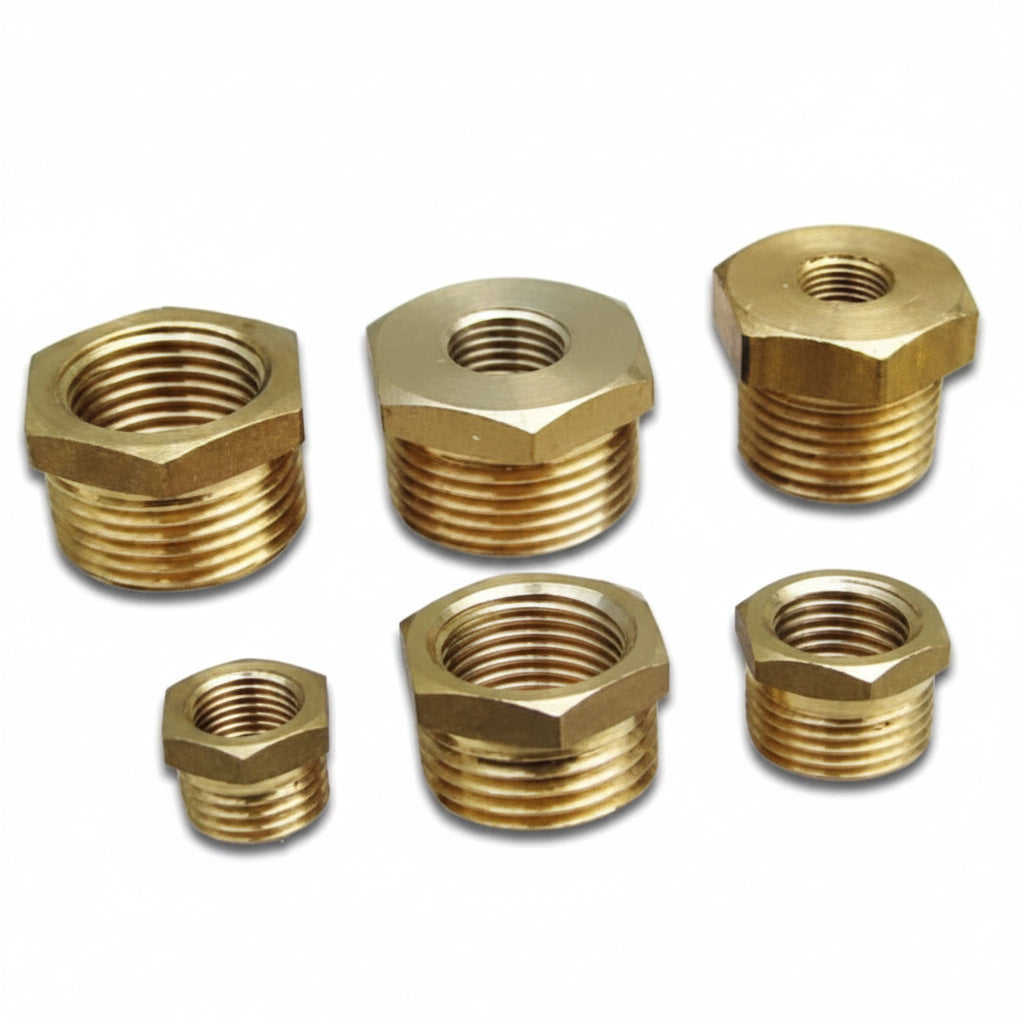 Riduzione b.p., 40bar, G3/8M-G1/4F, in ottone