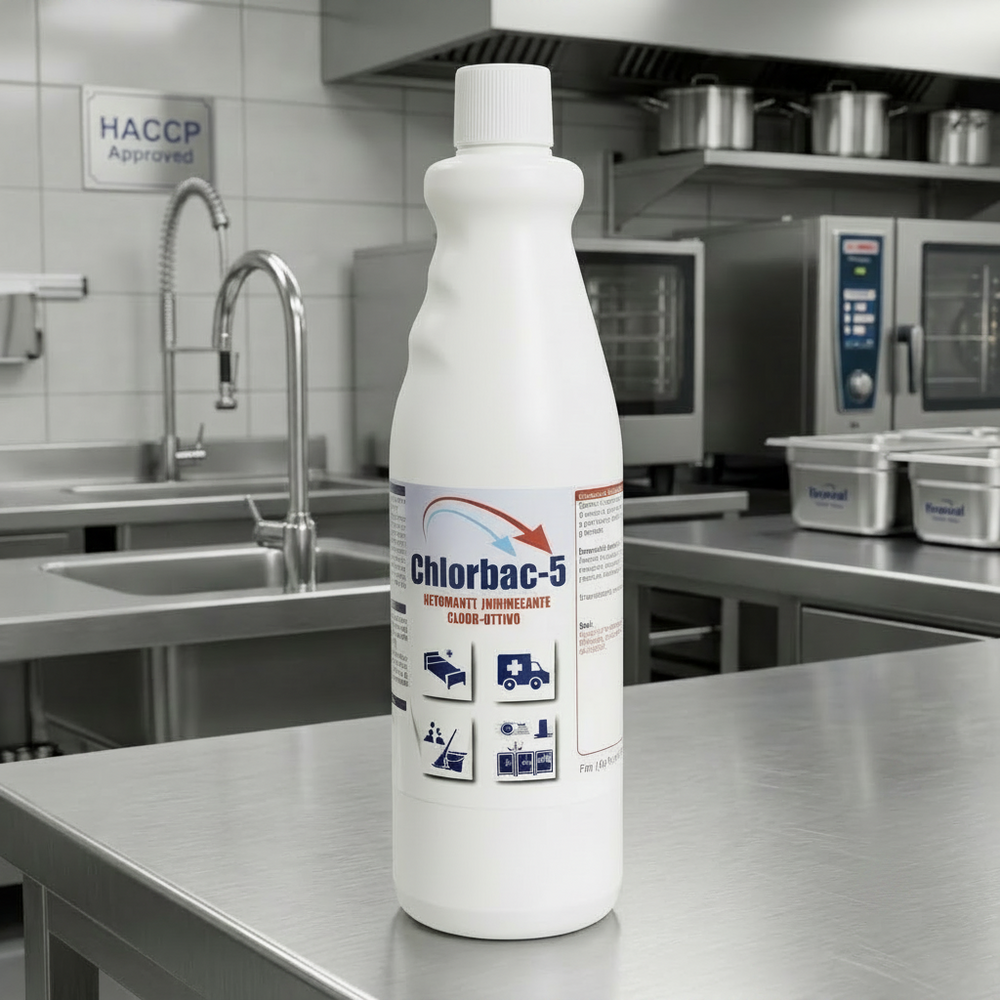 Chlorbach-5 - Detergente igienizzante cloro attivo - 750 ml