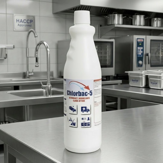 Chlorbach-5 - Detergente igienizzante cloro attivo - 750 ml