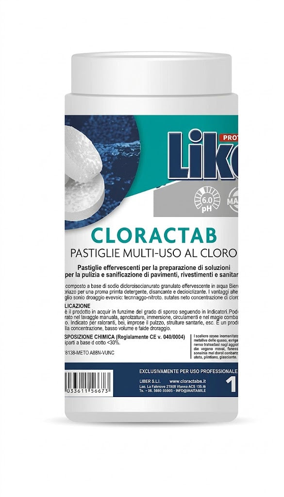 CLORACTAB 1kg- Pastiglie Effervescenti al Cloro