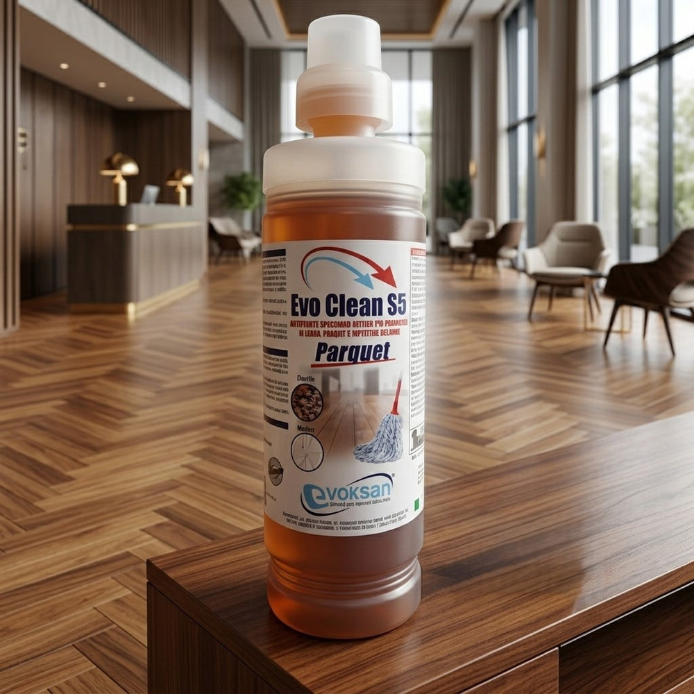 Evo Clean S5 - Detergente superconcentrato legno e parquet - 1 Kg
