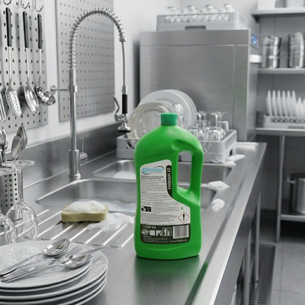 Evo Dish 12 - Detergente lavaggio stoviglie a mano - 1000 ml