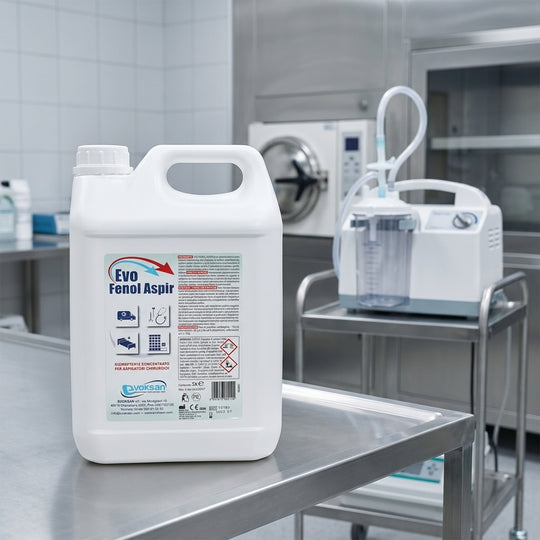 Evo Fenol Aspir - Disinfettante per aspiratori chiurgici - 5 Kg