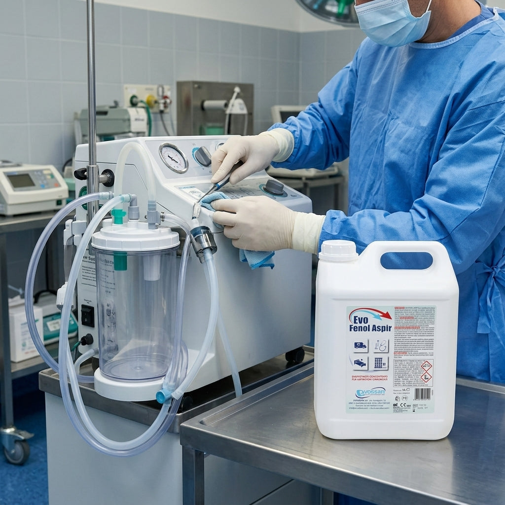 Evo Fenol Aspir - Disinfettante per aspiratori chiurgici - 5 Kg