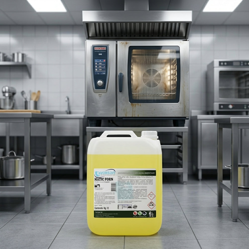 Evo Matic Forn - Sgrassante concentrato per forni autopulenti - 12 Kg