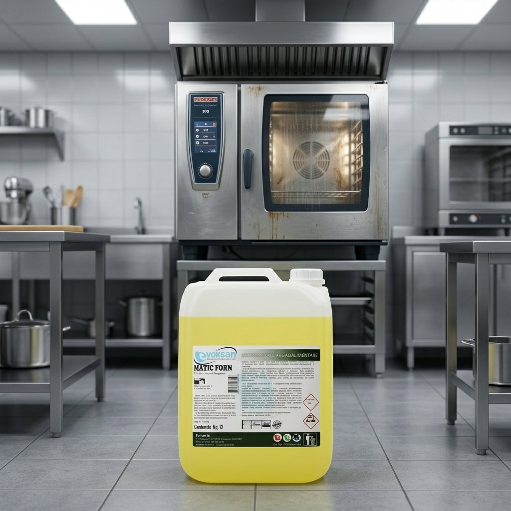 Evo Matic Forn - Sgrassante concentrato per forni autopulenti - 12 Kg