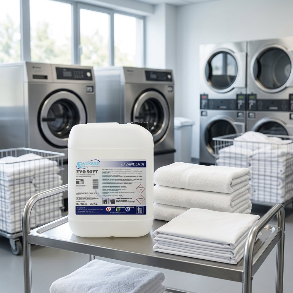 Evo Soft Bianco - Ammorbidente concentrato profumato -5 Kg