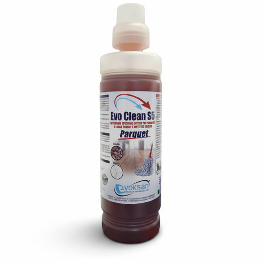 Evo Clean S5 - Detergente superconcentrato legno e parquet - 1 Kg