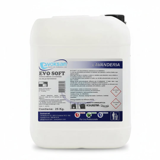 Evo Soft Bianco - Ammorbidente concentrato profumato -5 Kg