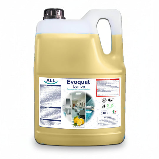Evoquat Lemon - Detergente igienizzante superfici - 5 Kg