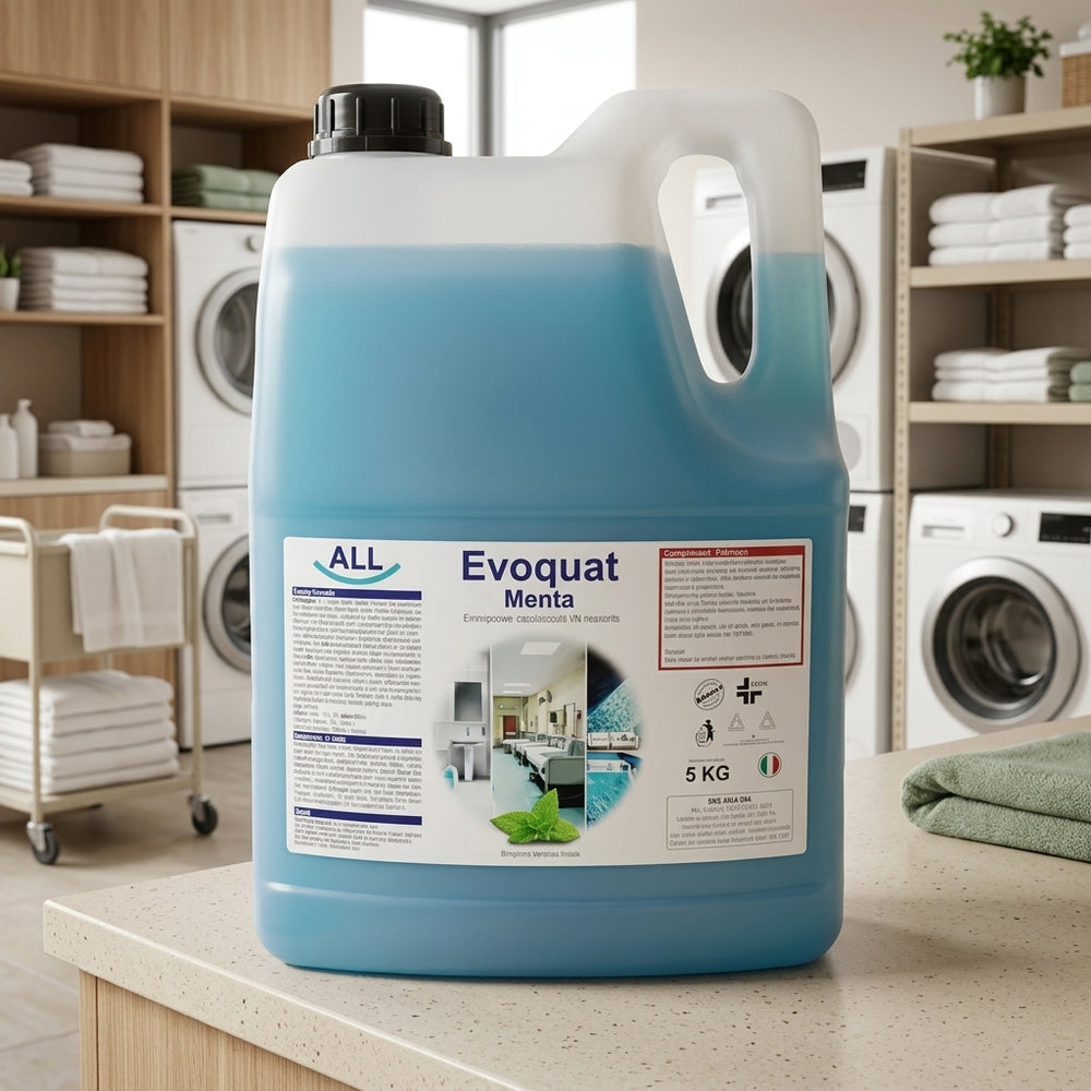 Evoquat Menta - Detergente igienizzante superfici - 5 Kg