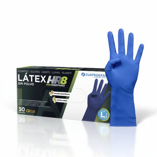 Guanti lattice blu HR8 - 13 gr - Taglia L