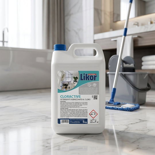 LIKOR CLORACTIVE  5 kg-Detergente Igienizzante al Cloro