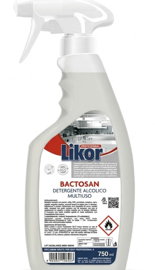 BACTOSAN 750ml – DETERGENTE ALCOLICO MULTIUSO