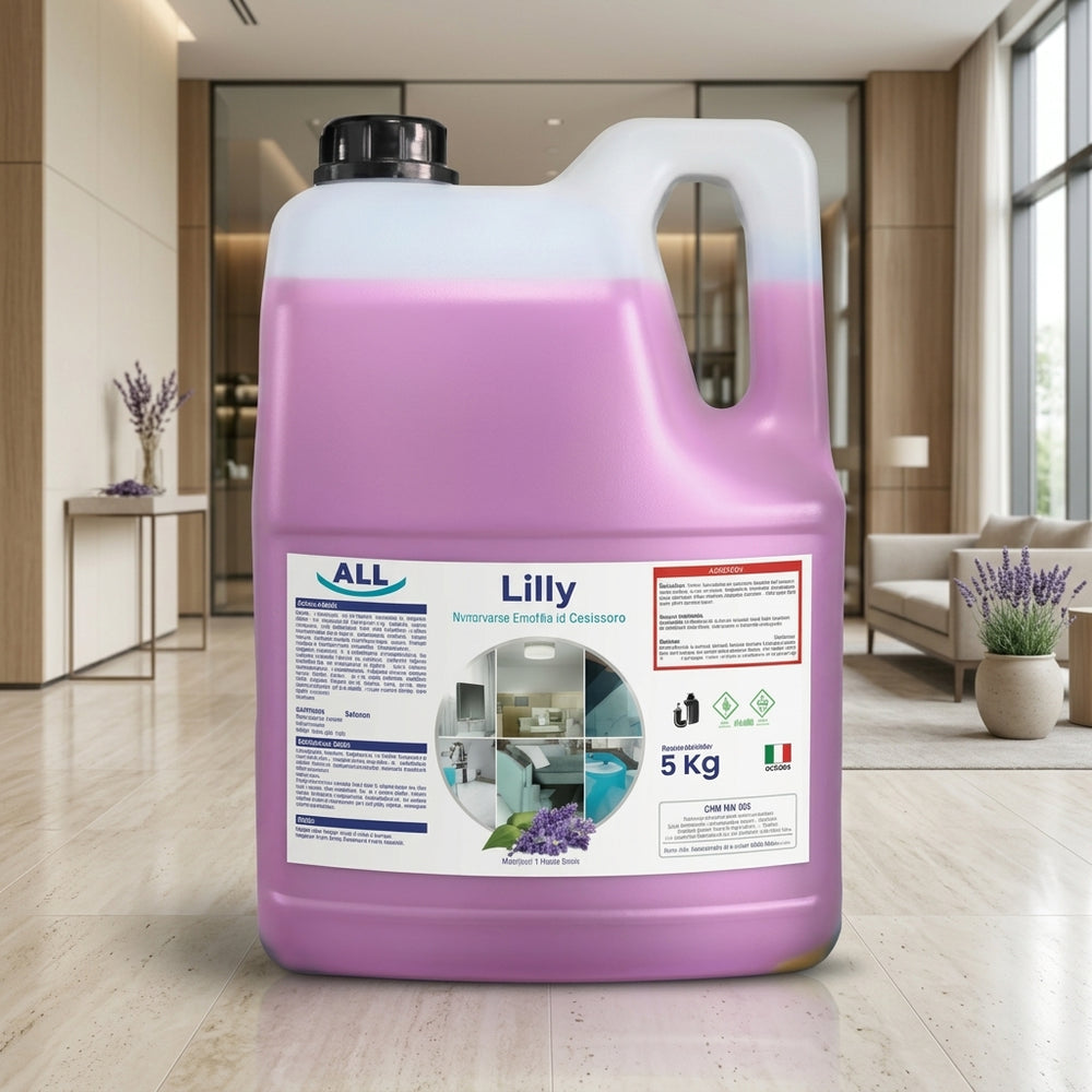 Lilly - lavapavimenti profumato alla lavanda - 5 Kg