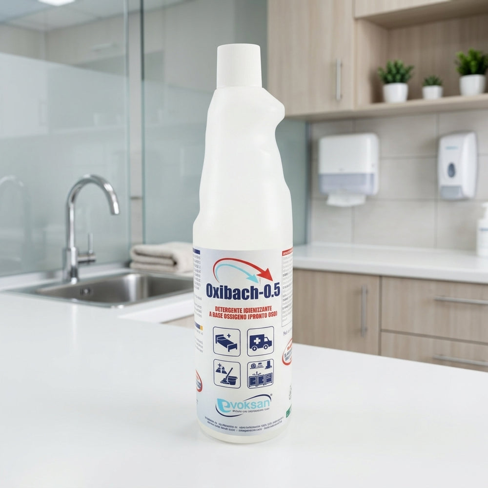 Oxibach 0,5 - Igienizzante a base di perossido di idrogeno 750 Ml