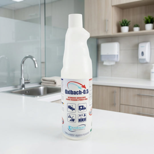 Oxibach 0,5 - Igienizzante a base di perossido di idrogeno 750 Ml
