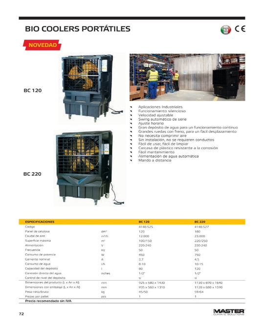 Raffrescatore Bio Cooler BC 120