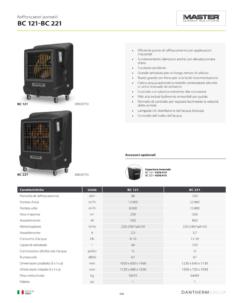 Raffrescatore Bio Cooler BC 121