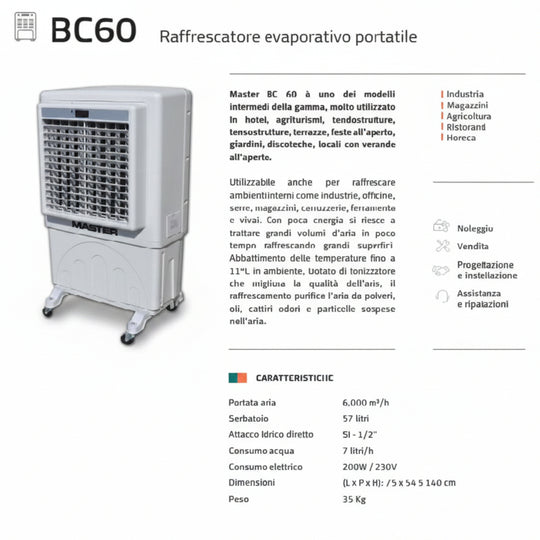 Raffrescatore Bio Cooler BC 60