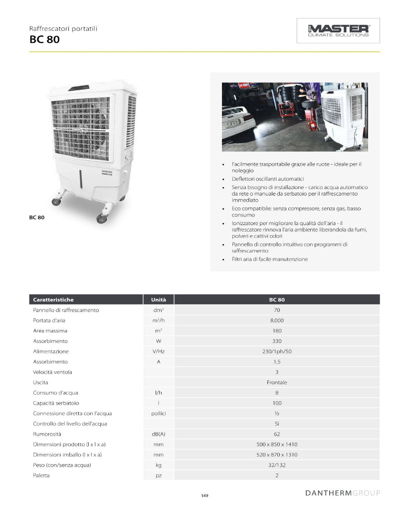 Raffrescatore Bio Cooler BC 80