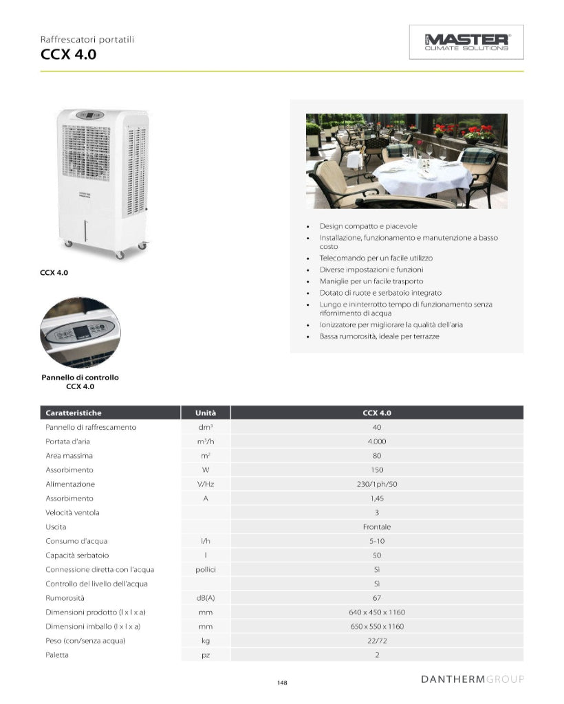 Raffrescatore Bio Cooler CCX 4.0