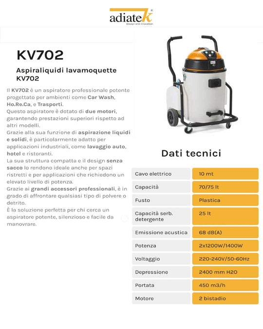 Generatore di Vapore Adiatek KV702