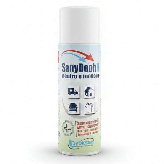 Sanydeoh Neutro - Spray inodore per il trattamento antimicrobico