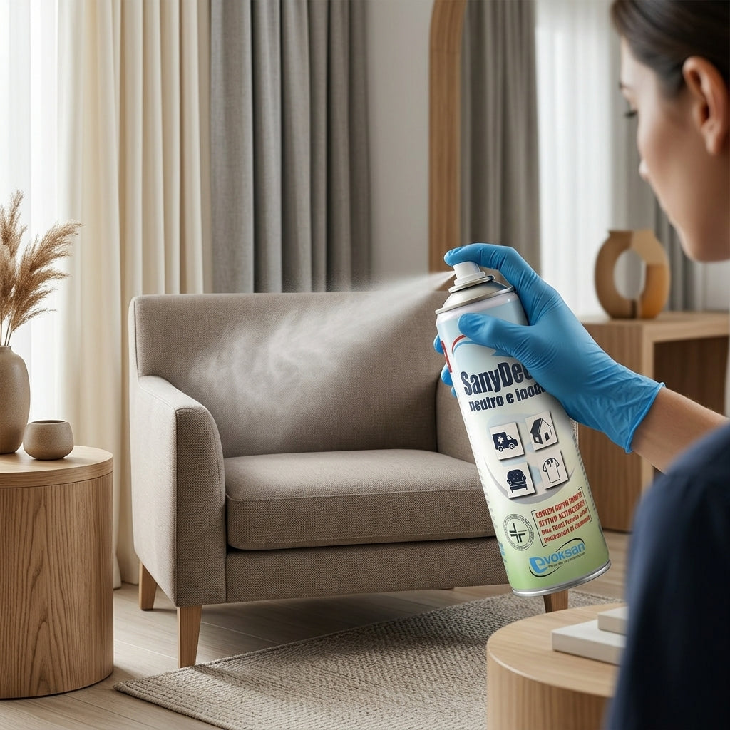Sanydeoh Neutro - Spray inodore per il trattamento antimicrobico